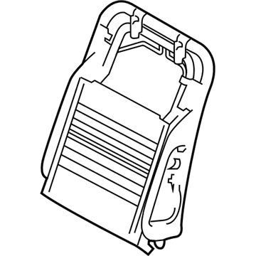 Infiniti 87651-1MS0A Frame Assembly-Front Seat Back