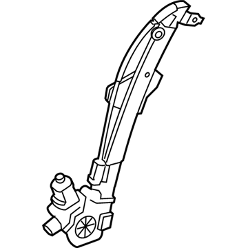 Acura 72750-TL0-013 Regulator Assembly, Left Rear Door Power