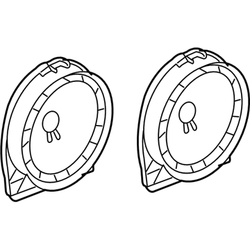 Honda 39120-SDA-A02 Speaker Assembly (17Cm) (Single) (Pioneer)