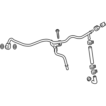 GM 12670757 Water Return Tube