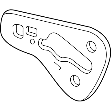 Hyundai 92460-E6050 Pad-Rear Combination Inside Lamp Sealing