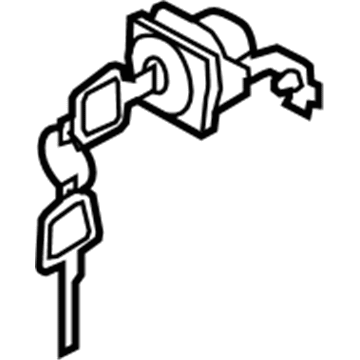 Infiniti H0601-EH11A Cylinder Set-Door Lock, L