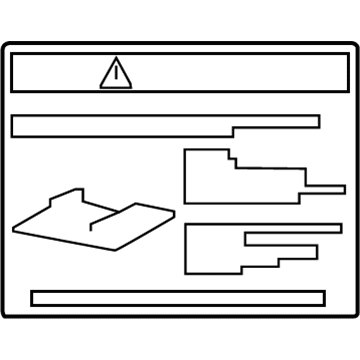 Toyota 64952-04010 Warning Label