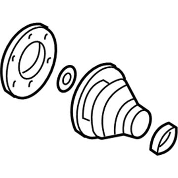 BMW 33-21-7-559-968 Repair Kit Bellows, Interior