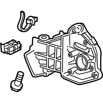 Honda 76257-TM8-E02 Frame Sub-Assy., L.