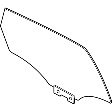 Ford EJ7Z-7825712-A Door Glass