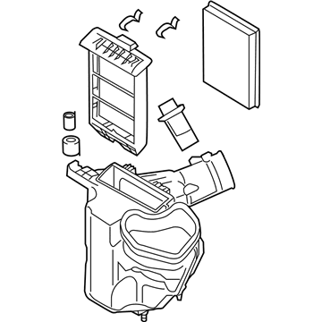 Infiniti 16500-1CA1A Air Cleaner