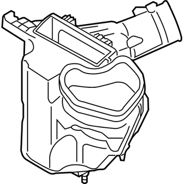 Infiniti 16528-1CA0A Body Assembly-Air Cleaner