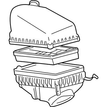 Toyota 17700-03100 Cleaner Assy, Air