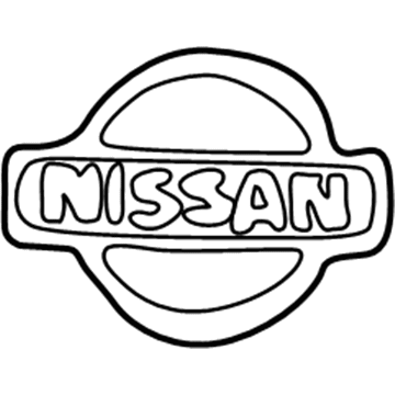 Nissan 62890-7Z100 Emblem-Front
