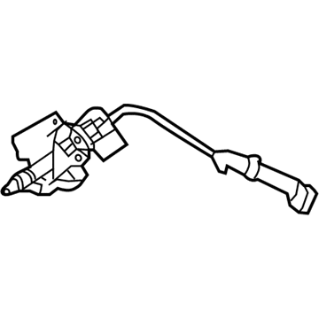 Lexus 77030-50080 Lock Assembly, Fuel Lid