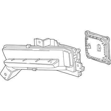 GM 84211957 Daytime Run Lamp