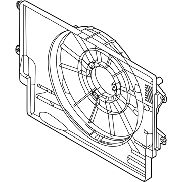 Hyundai 25350-J3280 SHROUD-Radiator