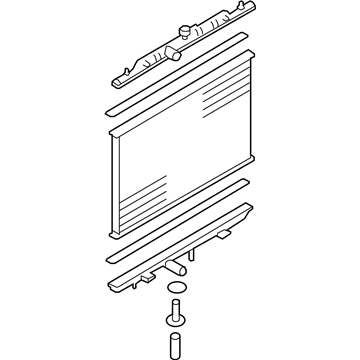 Nissan 21400-JM00A Radiator Assy