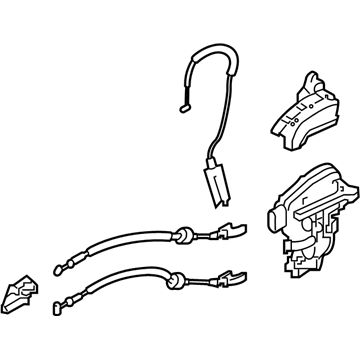 Kia 81320B2020 Front Door Latch Assembly, Right