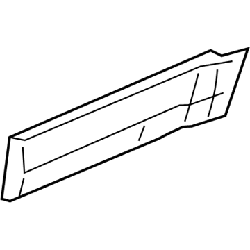 Mopar 5182578AB Molding-Rear Door