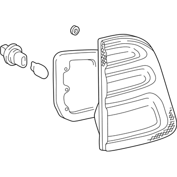 Toyota 81590-60050 Tail Lamp Assembly