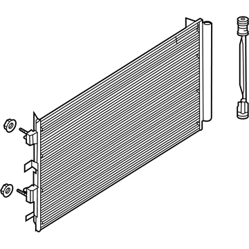 Ford LX6Z-19712-B CONDENSER ASY