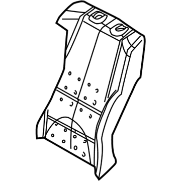 BMW 52-10-8-261-014 Backrest Upholstery