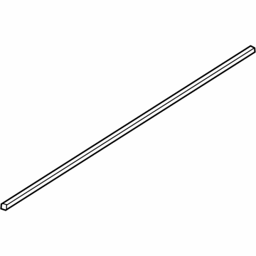 Hyundai 82220-AA010 W/STRIP Assembly-FR Dr Belt O/S RH