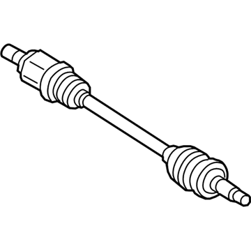 Hyundai 49500-3X100 Shaft Assembly-Drive, LH