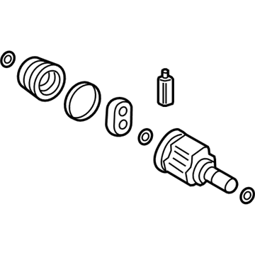 Hyundai 49592-3X2A0 Joint Kit-Front Axle Differential Side RH