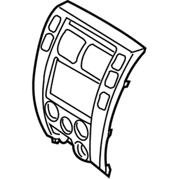 Hyundai 84761-2E001-AX Panel-Center Facia