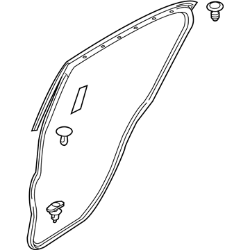 Toyota 67871-WB002 Door Weatherstrip