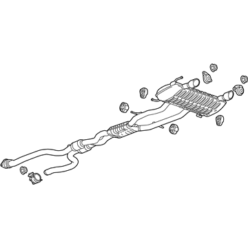 GM 84399114 Muffler & Pipe