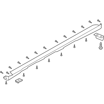 Hyundai 87752-J9000-CA Moulding Assembly-Side Sill, RH