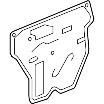 Acura 72821-STX-A01 Seal, Right Rear Door Hole