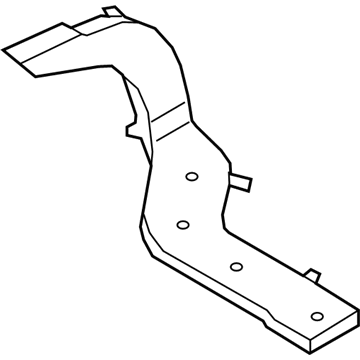 BMW 64-22-9-119-945 Air Duct, B-Pillar, Inner Left