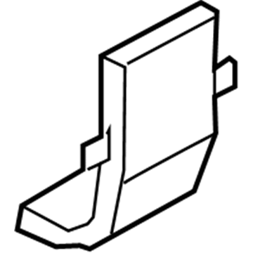 BMW 64-22-9-123-827 Air Duct, B-Pillar, Outer Left