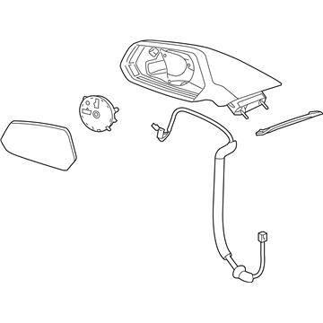 GM 22762487 Mirror Assembly