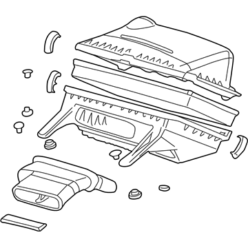 GM 15063808 Cleaner Asm-Air (W/ Mass Airflow Sensor*Marked Print