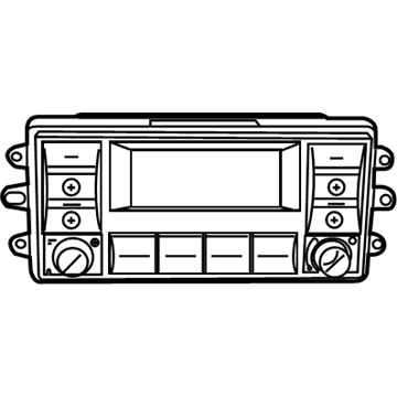 Mopar 55056675AG Air Conditioner And Heater Control