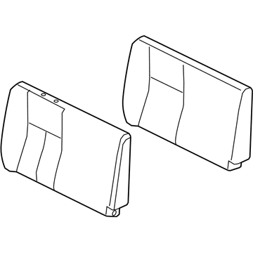 Nissan 88600-9FT0A Back Assy-Rear Seat