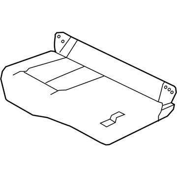 Nissan 88300-EZ33A Cushion Assy-Rear Seat, RH