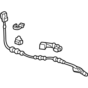 Honda 57475-SCV-A01 Sensor Assembly, Left Rear