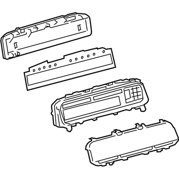 Toyota 83809-47120 Cluster Assembly