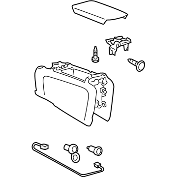 Toyota 58901-47050-E1 Box Sub-Assy, Console, Rear