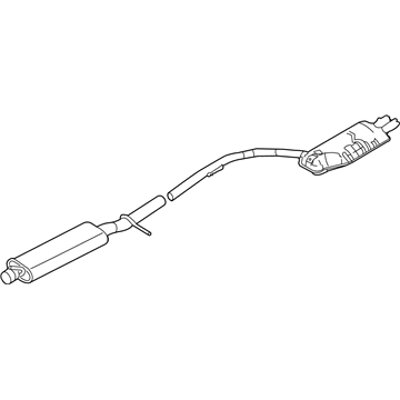 Ford 6G1Z-5230-B Rear Muffler