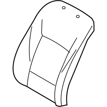 BMW 52-10-7-255-064 Cover, Comfort Backrest, A/C Leather
