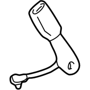 Lexus 73230-50110-A0 Belt Assy, Front Seat Inner, RH