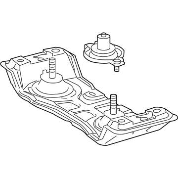 Lexus 12380-31041 Insulator Assy, Engine Mounting, Rear