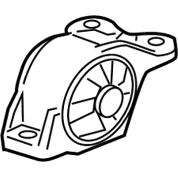 Honda 50810-SLA-981 Rubber, RR. Engine Mounting Insulator