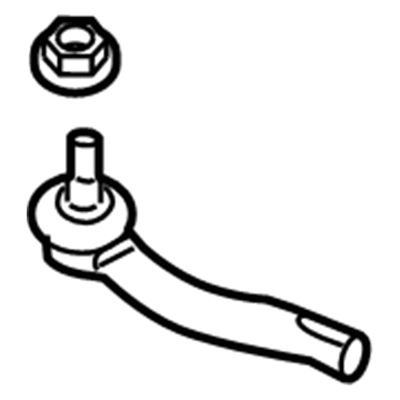 Nissan D8520-ET00A Socket Kit-Tie Rod