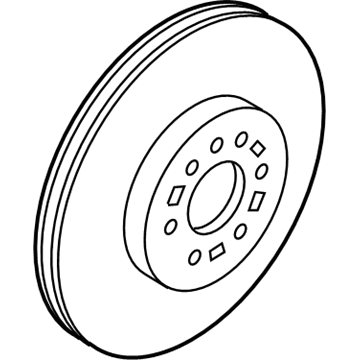 Kia 517122J000 Disc-Front Wheel Brake