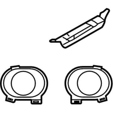 BMW 51-12-7-895-531 Repair Kit, M Bumper, Rear