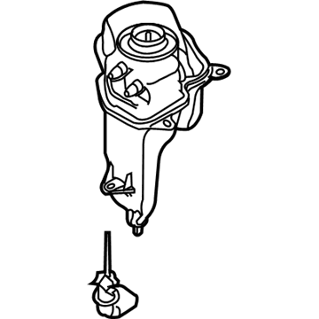 BMW 17-11-2-283-345 Coolant Expansion Tank